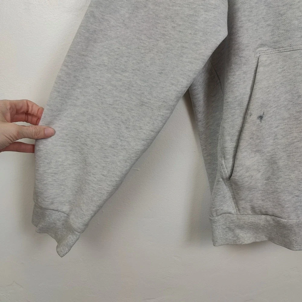 Lululemon Hoodie Mens Medium Grey Full Zip Hooded Athleisure Sporty Gym GLAWED